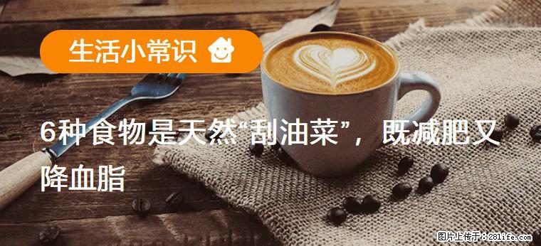 【生活小常识】6种食物是天然“刮油菜”，既减肥又降血脂 - 海东生活资讯 - 海东28生活网 haidong.28life.com